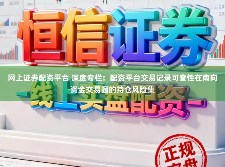 网上证券配资平台 深度专栏：配资平台交易记录可查性在南向资金交易圈的持仓风险集