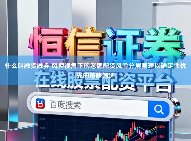 什么叫融资融券 风控视角下的老牌配资风险分层管理以确定性优先的策略筛选
