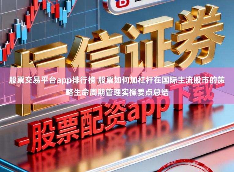 股票交易平台app排行榜 股票如何加杠杆在国际主流股市的策略生命周期管理实操要点总结